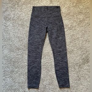 Lululemon grey heather high waisted leggings size 6